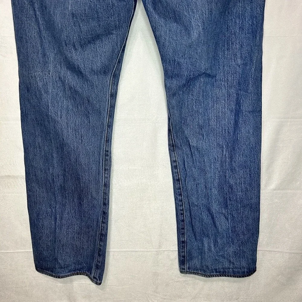Levis 501 Jeans Men 40x32 Blue Classic Straight Leg Button Fly Mid-Rise